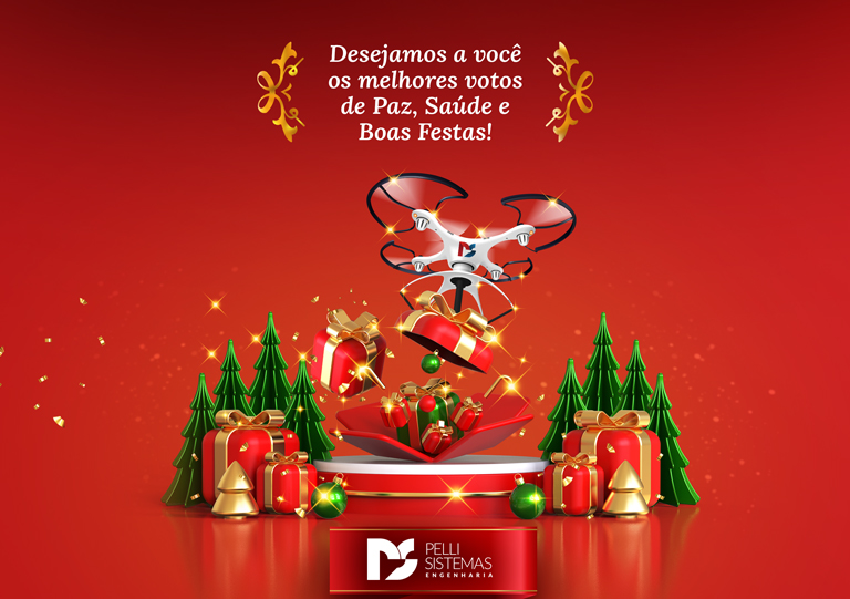A Pelli Sistemas deseja um Feliz Natal e Ano Novo