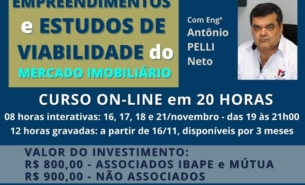 Curso Online em Parceria com o IBAPE-PB